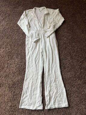 Girls Athleta Romper Jumpsuit Straight Leg Gray Size Large (12)